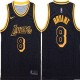 Mænd Trøje Los Angeles Lakers Kobe Bryant 8 2017-18 The City Sort Swingman