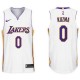 Mænd Trøje Los Angeles Lakers Kyle Kuzma 0 2017-18 Hvid Swingman