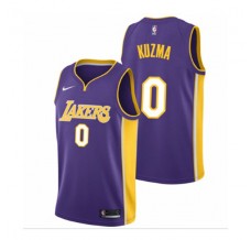 Mænd Trøje Los Angeles Lakers Kyle Kuzma 0 2017-18 Lilla Swingman