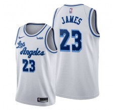 Mænd Trøje Los Angeles Lakers Lebron James 23 2019-20 Retro Hvid Swingman