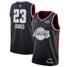 Mænd Trøje Los Angeles Lakers LeBron James 23 2019 All-Star Jordan Sort Swingman