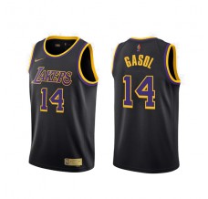 Mænd Trøje Los Angeles Lakers Marc Gasol 14 2020-21 Earned Edition Sort Swingman