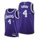 Mænd Trøje Los Angeles Lakers Rajon Rondo 4 2021-22 City Edition Lilla Swingman