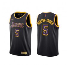 Mænd Trøje Los Angeles Lakers Talen Horton-Tucker 5 2020-21 Earned Edition Sort Swingman