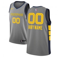 Mænd Trøje Memphis Grizzlies Custom 2018-19 The City Grå Swingman