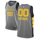 Mænd Trøje Memphis Grizzlies Custom 2018-19 The City Grå Swingman