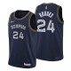 Mænd Trøje Memphis Grizzlies Dillon Brooks 24 2021-22 City Edition Sort Swingman