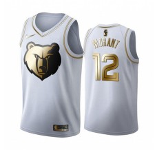 Mænd Trøje Memphis Grizzlies Ja Morant 12 2019-20 Hvid Guld Swingman