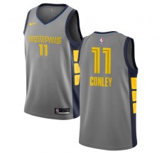 Mænd Trøje Memphis Grizzlies Mike Conley 11 2018-19 The City Grå Swingman