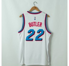 Mænd Trøje Miami Heat Jimmy Butler 22 2019-20 City Edition Hvid Swingman