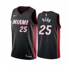 Mænd Trøje Miami Heat Kendrick Nunn 25 2019-20 Sort Swingman