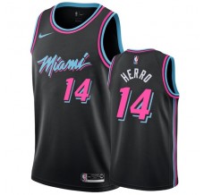 Mænd Trøje Miami Heat Tyler Herro 14 2019-20 City Edition Sort Swingman