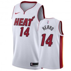 Mænd Trøje Miami Heat Tyler Herro 14 2019-20 Hvid Swingman