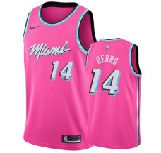 Mænd Trøje Miami Heat Tyler Herro 14 2019-20 Pink Swingman