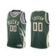 Mænd Trøje Milwaukee Bucks Custom 2020-21 Earned Edition Grøn Swingman