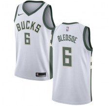 Mænd Trøje Milwaukee Bucks Eric Bledsoe 6 2017-18 Hvid Swingman