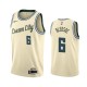 Mænd Trøje Milwaukee Bucks Eric Bledsoe 6 2019-20 City Edition Beige Swingman
