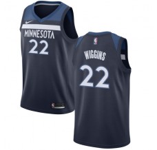 Mænd Trøje Minnesota Timberwolves Andrew Wiggins 22 2017-18 Navy Swingman