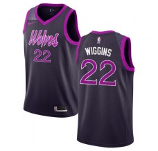 Mænd Trøje Minnesota Timberwolves Andrew Wiggins 22 2018-19 The City s Lilla Swingman