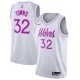 Mænd Trøje Minnesota Timberwolves Karl-Anthony Towns 32 2018-19 Earned Edition Hvid Swingman