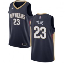 Mænd Trøje New Orleans Pelicans Anthony Davis 23 2017-18 Navy Swingman
