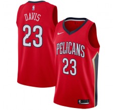 Mænd Trøje New Orleans Pelicans Anthony Davis 23 2017-18 Rød Swingman