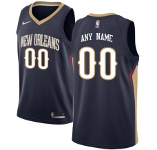 Mænd Trøje New Orleans Pelicans Custom 2017-18 Navy Swingman