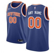 Mænd Trøje New York Knicks Custom 2017-18 Blå Swingman