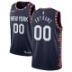 Mænd Trøje New York Knicks Custom 2018-19 The City Navy Swingman