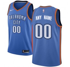 Mænd Trøje Oklahoma City Thunder Custom 2017-18 Blå Swingman