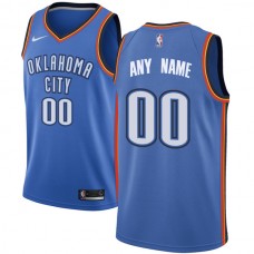 Mænd Trøje Oklahoma City Thunder Custom 2017-18 Blå Swingman
