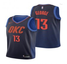 Mænd Trøje Oklahoma City Thunder Paul George 13 2017-18 Dark Blå Swingman