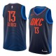 Mænd Trøje Oklahoma City Thunder Paul George 13 2017-18 Navy Swingman