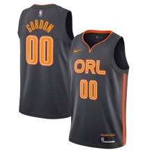 Mænd Trøje Orlando Magic Aaron Gordon 00 2019-20 City Edition Sort Swingman