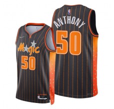 Mænd Trøje Orlando Magic Cole Anthony 50 2021-22 City Edition Sort Swingman