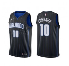 Mænd Trøje Orlando Magic Evan Fournier 10 2020-21 Sort Swingman