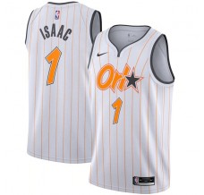 Mænd Trøje Orlando Magic Jonathan Isaac 1 2020-21 City Edition Hvid Swingman