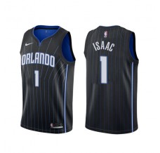 Mænd Trøje Orlando Magic Jonathan Isaac 1 2020-21 Sort Swingman