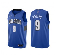 Mænd Trøje Orlando Magic Nikola Vucevic 9 2020-21 Blå Swingman