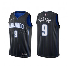 Mænd Trøje Orlando Magic Nikola Vucevic 9 2020-21 Sort Swingman