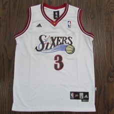 Mænd Trøje Philadelphia 76ers Allen Iverson 3 2018-19 Hvid Swingman