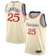 Mænd Trøje Philadelphia 76ers Ben Simmons 25 2019-20 City Edition Beige Swingman