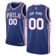 Mænd Trøje Philadelphia 76ers Custom 2017-18 Blå Swingman