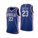 Mænd Trøje Philadelphia 76ers Jimmy Butler 23 2017-18 Blå Swingman