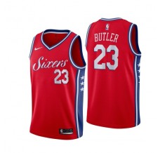 Mænd Trøje Philadelphia 76ers Jimmy Butler 23 2017-18 Rød Swingman