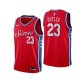 Mænd Trøje Philadelphia 76ers Jimmy Butler 23 2017-18 Rød Swingman
