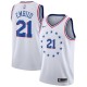 Mænd Trøje Philadelphia 76ers JJ Redick 17 2018-19 Earned Edition Hvid Swingman