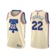Mænd Trøje Philadelphia 76ers Matisse Thybulle 22 2020-21 Earned Edition Beige Swingman