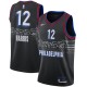 Mænd Trøje Philadelphia 76ers Tobias Harris 12 2020-21 City Edition Sort Swingman