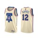 Mænd Trøje Philadelphia 76ers Tobias Harris 12 2020-21 Earned Edition Beige Swingman